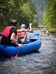 Rafting i Kayaking